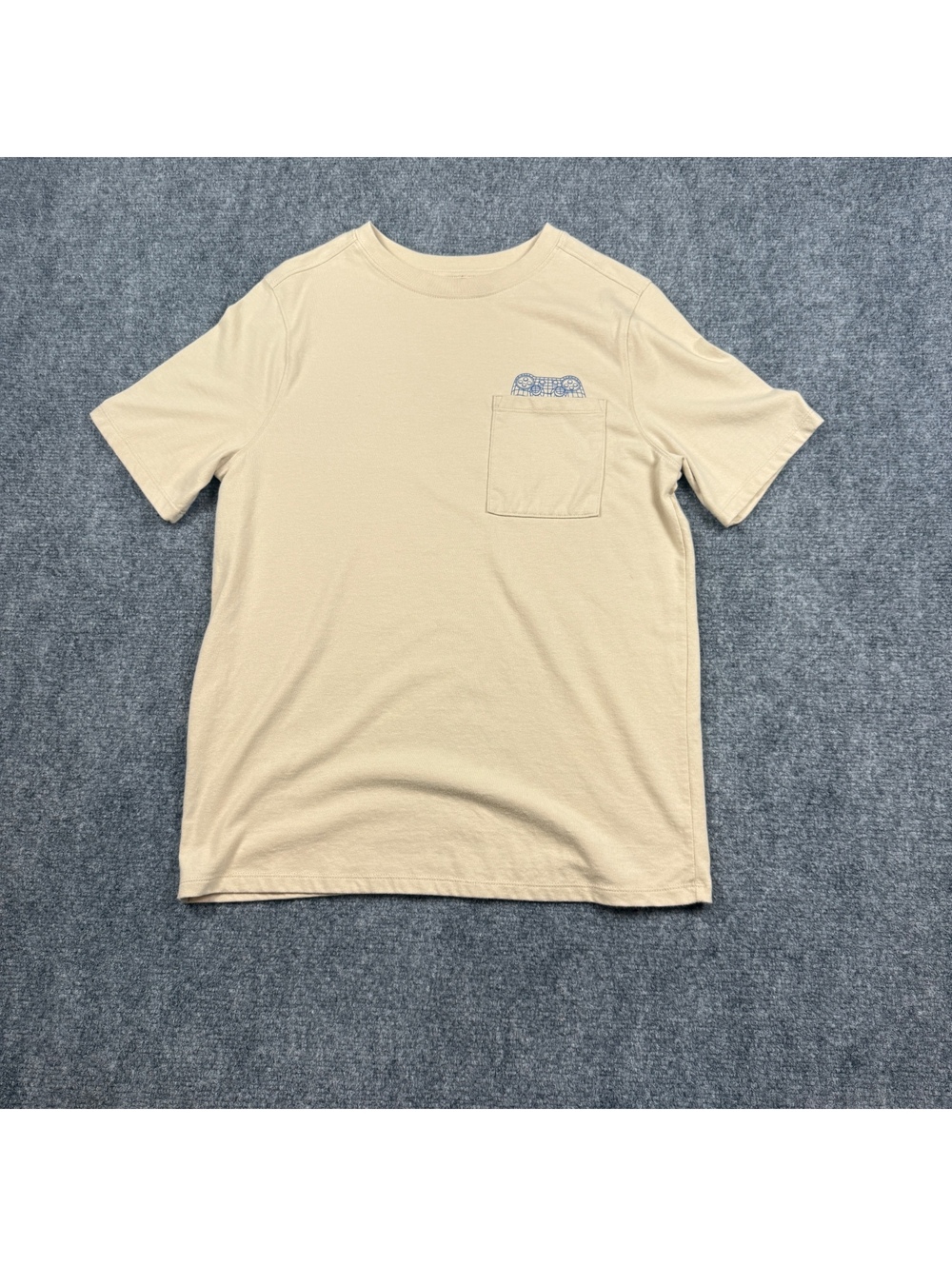 Art Class XL Beige Graphic Pocket T-Shirt with Game Controller Design